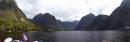 Looking towards the head of Crooked Arm, Doubtful Sound, from the tender of the Fiordland Navigator, Nov 2015
